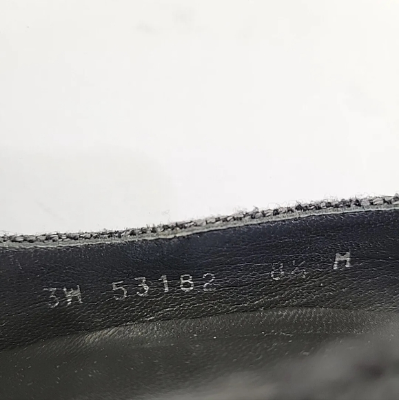 Stuart Weitzman Grey Tweed Peep Toe Stiletto Pumps Heels Size 8.5 - Picture 9 of 16